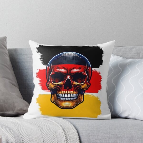Item preview, Skull with German colors black, red, gold designed and sold by GabbyKI261.