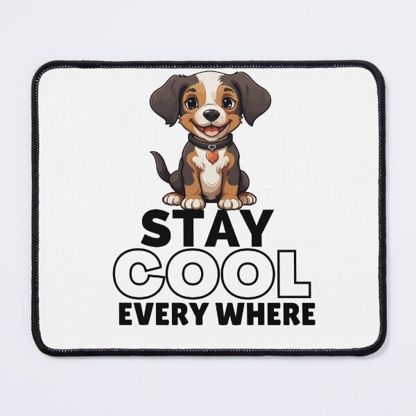 Item preview, Stay cool everywhere - Dog print design  designed and sold by zingster.