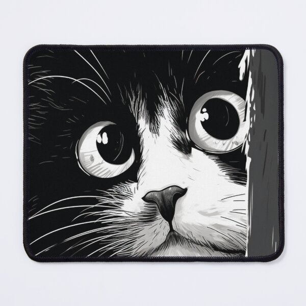 Item preview, Surprised Peeping Cat designed and sold by GrinGalore.