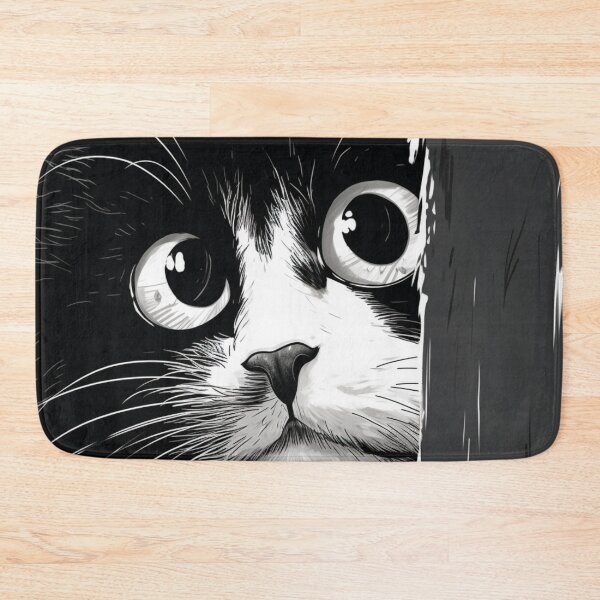 Item preview, Surprised Peeping Cat designed and sold by GrinGalore.