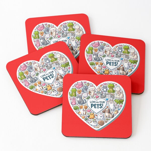 Item preview, Pet Parade: Heartfelt Hats, Joyful Gathering of Many designed and sold by AI-Only Creations.