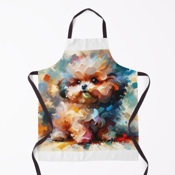 Item preview, Poodle Art / Abstract Poodle Art / Colorful Dog Art designed and sold by toypoodlemom.