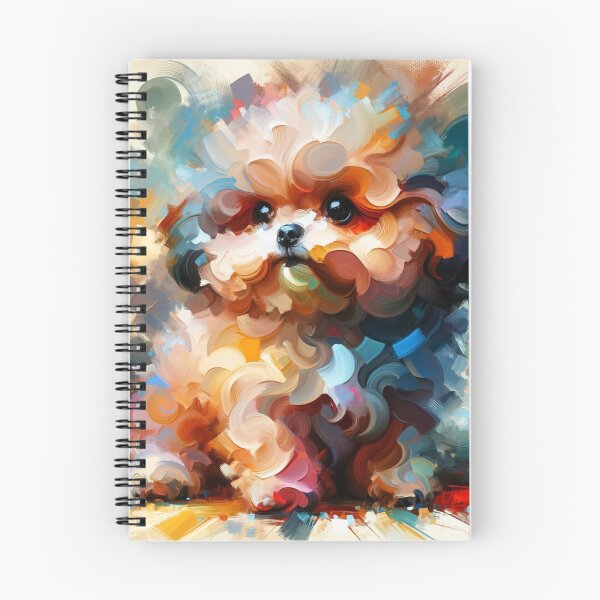 Item preview, Poodle Art / Abstract Poodle Art / Colorful Dog Art designed and sold by toypoodlemom.