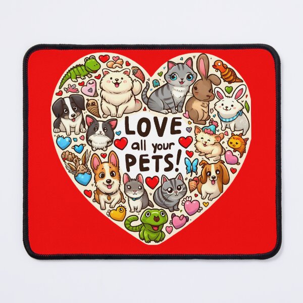 Item preview, Pets Unite: Joyful Hats, Heartfelt Art on Display designed and sold by AI-Only Creations.