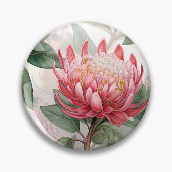 Item preview, Australian Waratah Native Flower designed and sold by Eden Digital Creative.