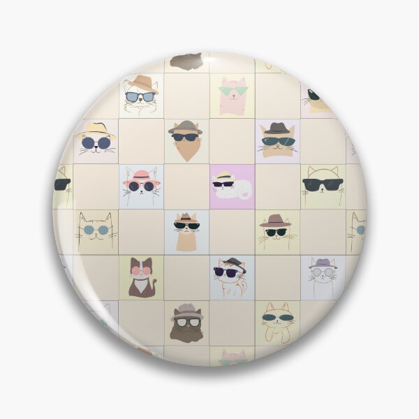 Item preview, Check Meowt - Cat Check Board Pattern - Cat Checkers - Minimalistic  designed and sold by ShutterStudios.