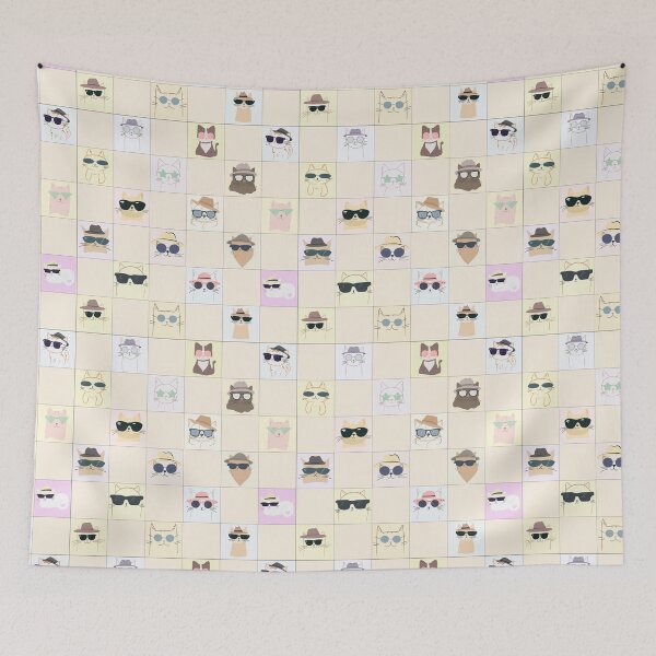 Item preview, Check Meowt - Cat Check Board Pattern - Cat Checkers - Minimalistic  designed and sold by ShutterStudios.