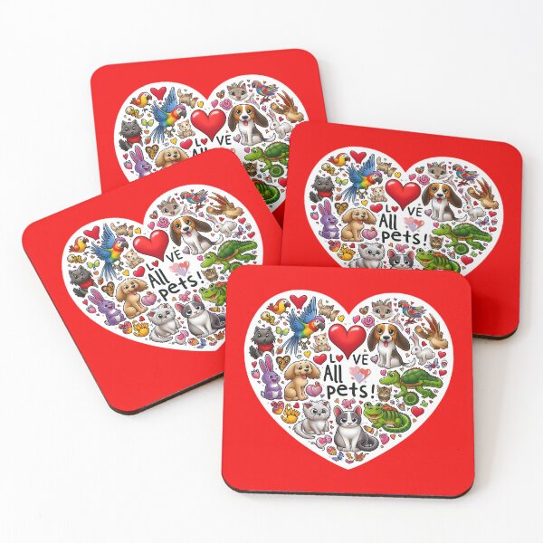 Item preview, Pets' Carnival: Hats, Joy, Artful Hearts Celebrate Together designed and sold by AI-Only Creations.