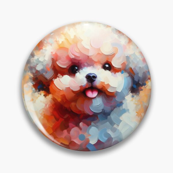 Item preview, Abstract Adorable Colorful Toy Poodle / Cute Poodle Art designed and sold by toypoodlemom.