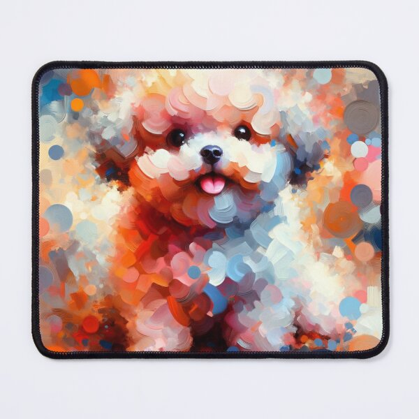 Item preview, Abstract Adorable Colorful Toy Poodle / Cute Poodle Art designed and sold by toypoodlemom.