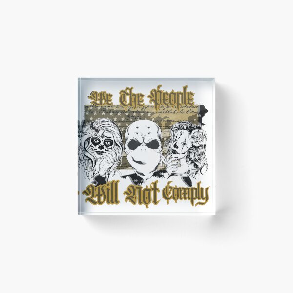 Item preview, We The People Will Not Comply designed and sold by JenExpress.