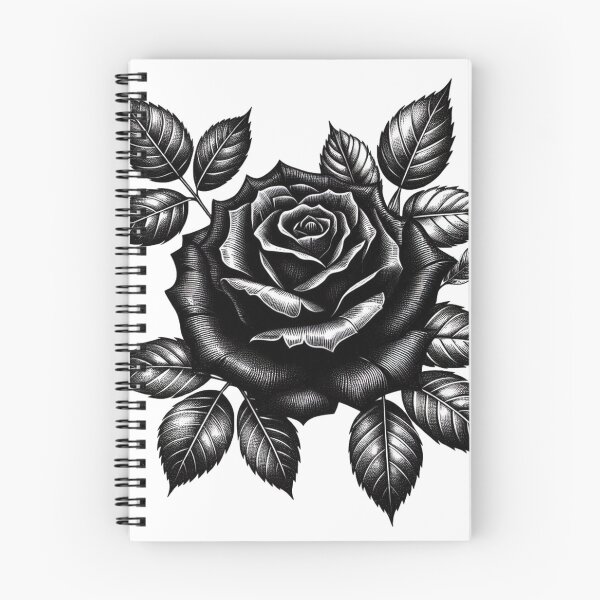 Item preview, Flor de rosa negra estética designed and sold by Greydate.