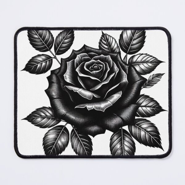 Item preview, Aesthetic Black Rose Flower designed and sold by Greydate.