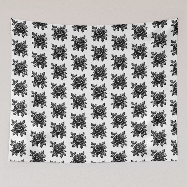 Item preview, Aesthetic Black Rose Flower designed and sold by Greydate.