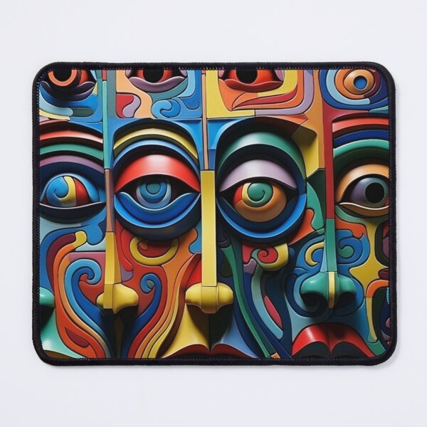 Item preview, Beauty expresionism face pattern designed and sold by SmileshareShop.