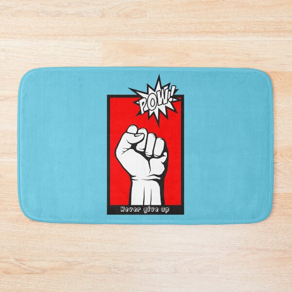 Item preview, Never give up - red designed and sold by NoerdyundDoerty.