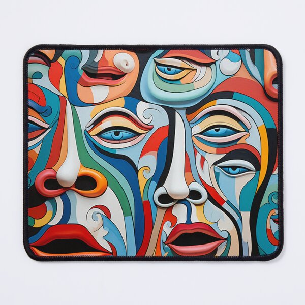 Item preview, Beauty expresionism faces pattern designed and sold by SmileshareShop.