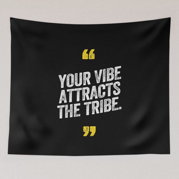Item preview, Your Vibe Attracts The Tribe Motivational Energy Connection designed and sold by w1ckerman.