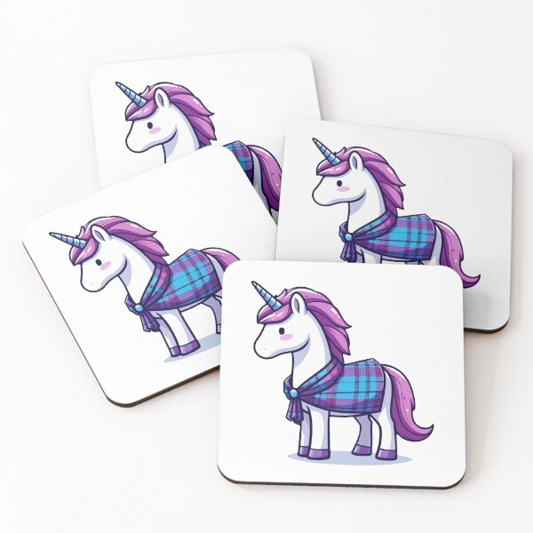 Item preview, Cute Scottish Unicorn Sticker designed and sold by quirkyfrog.