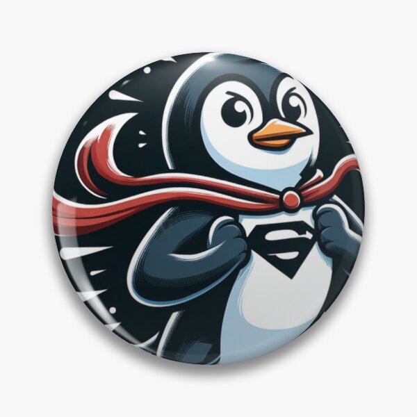 Item preview,  Superhero Penguin in Action designed and sold by Buzzenon.