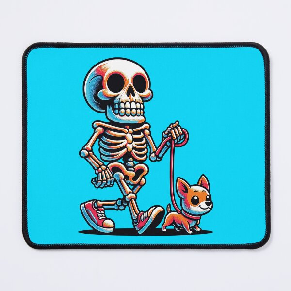 Item preview, Skeleton walking a dog designed and sold by danchampagne.