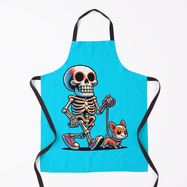 Item preview, Skeleton walking a dog designed and sold by danchampagne.