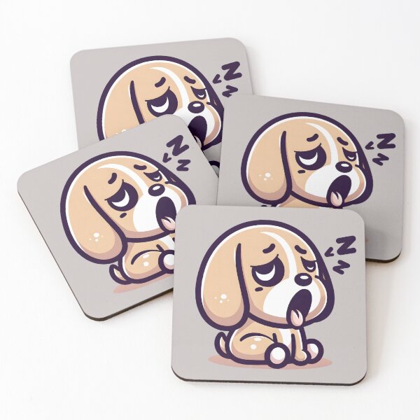 Item preview, Sleepy Pup Cartoon  designed and sold by Kwanbaba21.