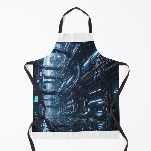 Aperçu de l'œuvre Cybernetic Serenity Hues créée et vendue par DreamBackDrops.