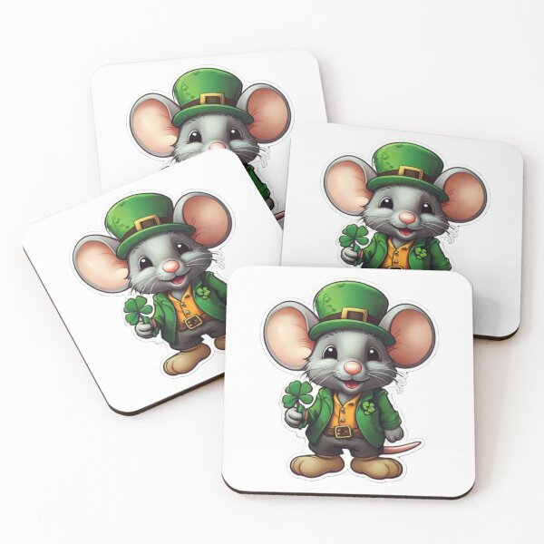 Item preview, St Patricks Day Mouse designed and sold by Krieghorn.