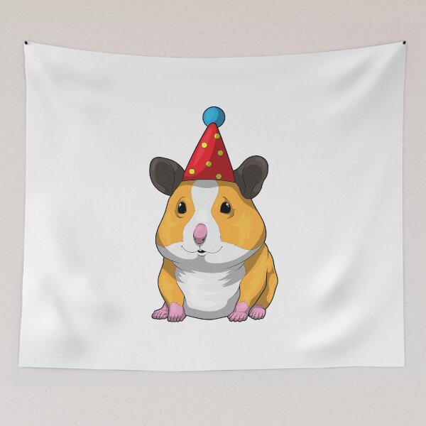 Item preview, Hamster Birthday Party hat designed and sold by Snabdesign84.