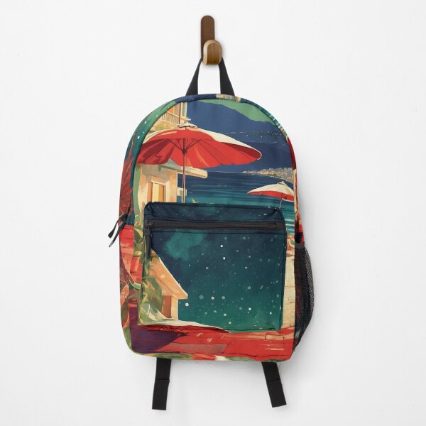 Item preview, Acapulco Beach Starry Night Mexico Vintage Poster designed and sold by TravelersGems.