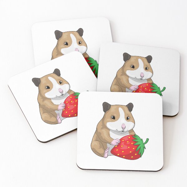 Item preview, Hamster Strawberry Fruit designed and sold by Snabdesign84.
