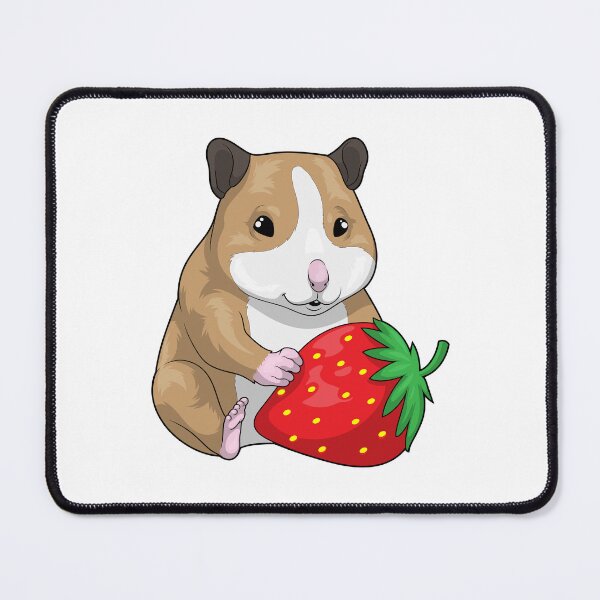 Item preview, Hamster Strawberry Fruit designed and sold by Snabdesign84.