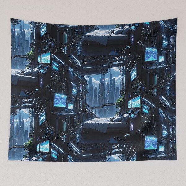 Item preview, Futuristic Zenith Echoes designed and sold by DreamBackDrops.