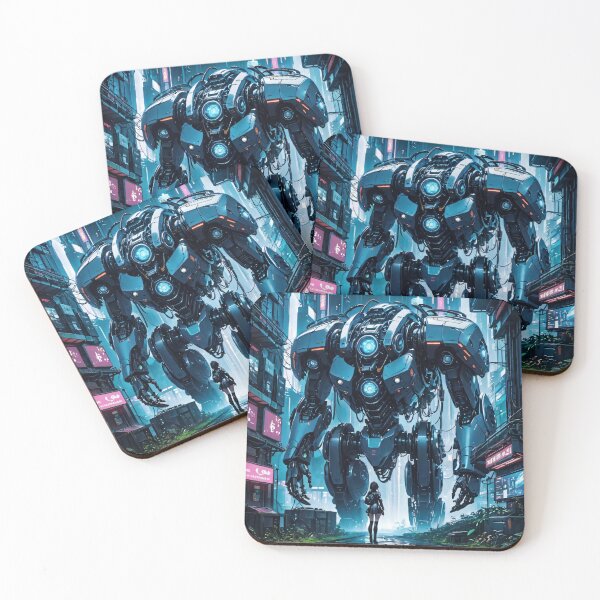 Item preview, Cyberpunk Titanscape Harmony designed and sold by DreamBackDrops.