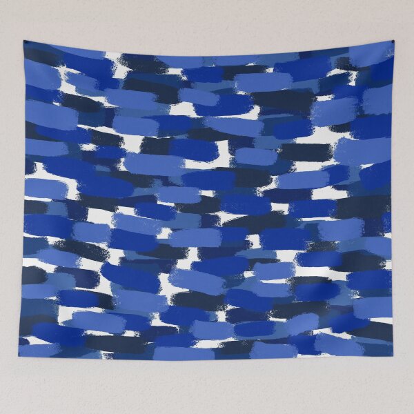 Item preview, Abstract, Navy Blue, Paint Brush Stroke Effect designed and sold by OneThreeSix.