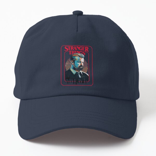 Item preview, STRANGER THINGS, Jim Hopper (dark navy blue background) designed and sold by bekksa.