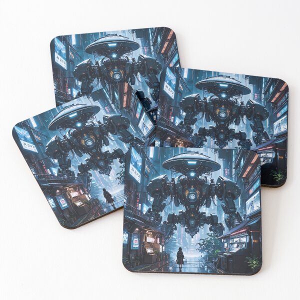 Item preview, Cyberpunk Cascade Whispers designed and sold by DreamBackDrops.