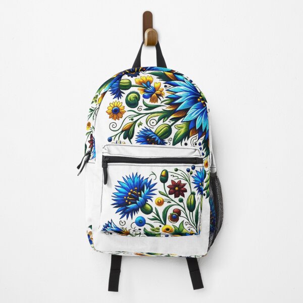 Item preview, Floral Collage Cornflower - A Nautical tribute to Kashubian Folklore designed and sold by DesignPoland.