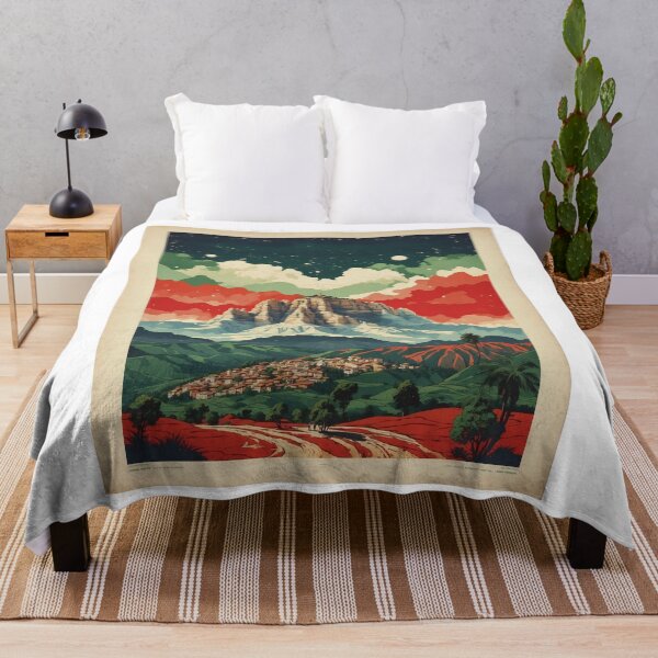 Item preview, Chiapas Mexico Starry Night and Moon Vintage Poster designed and sold by TravelersGems.