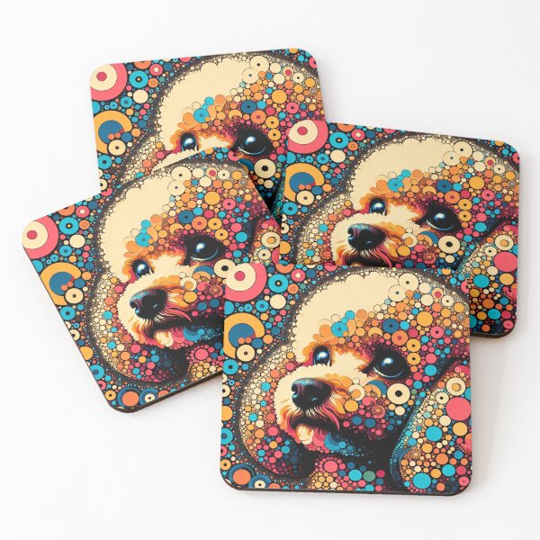 Item preview, Dog Poodle Abstract Art designed and sold by toypoodlemom.