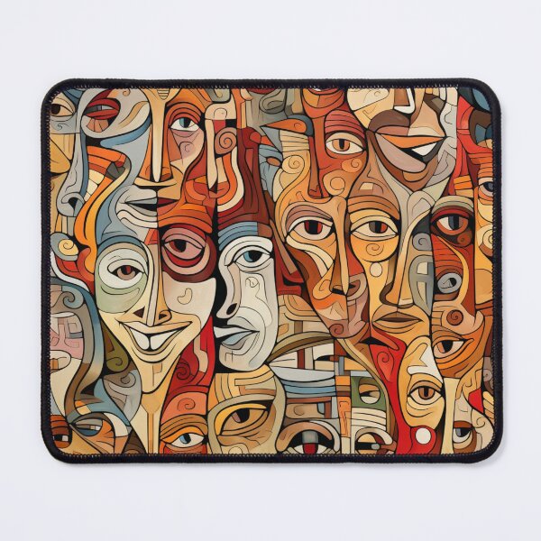 Item preview, Beauty expresionism faces pattern designed and sold by SmileshareShop.