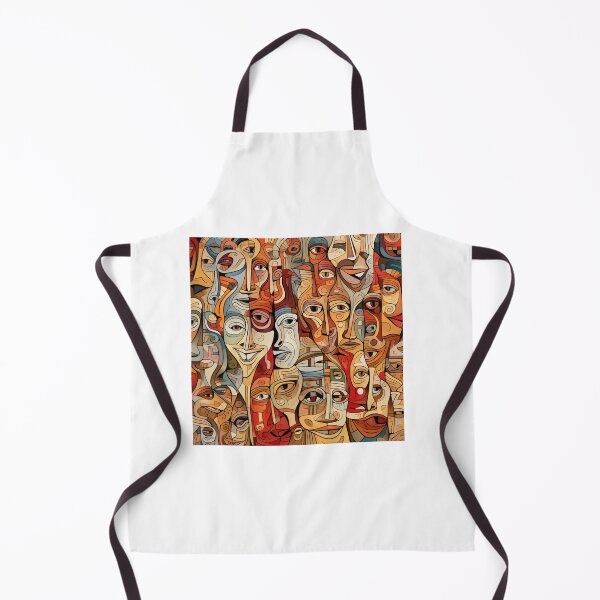 Item preview, Beauty expresionism faces pattern designed and sold by SmileshareShop.