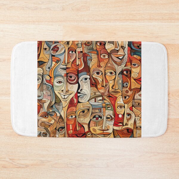 Item preview, Beauty expresionism faces pattern designed and sold by SmileshareShop.
