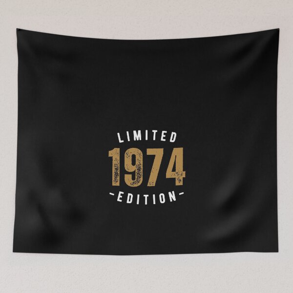 Item preview, 50th Birthday Vintage 1974 Limited Edition Gift Classic T-Shirt designed and sold by MWProject.
