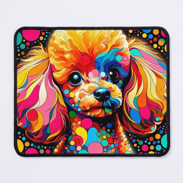 Item preview, Dog Poodle Abstract Art / Colorful Dog Art designed and sold by toypoodlemom.