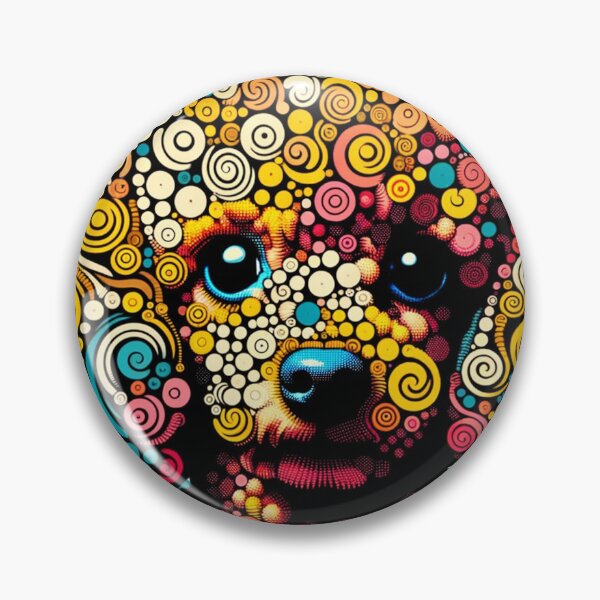 Item preview, Dog Poodle Abstract Art / Colorful Dog Art designed and sold by toypoodlemom.
