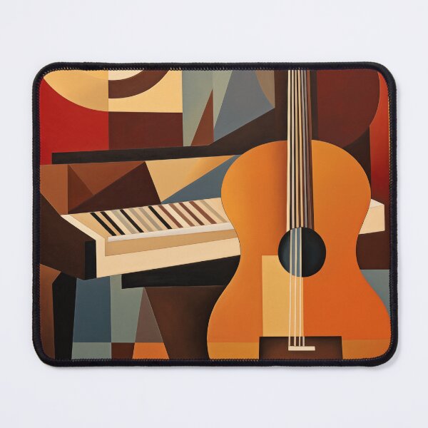 Item preview, guitar and piano abstract designed and sold by WarmHeartedArt.