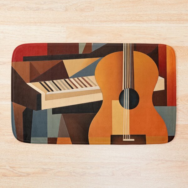 Item preview, guitar and piano abstract  designed and sold by WarmHeartedArt.