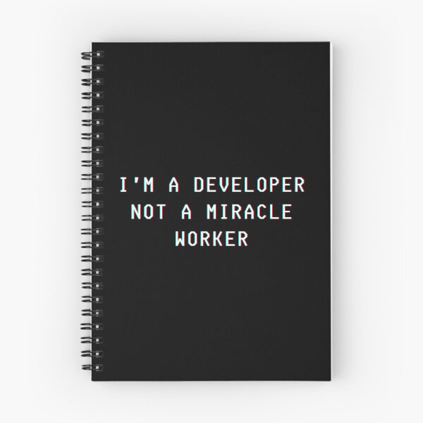 Item preview, I'm a developer not a miracle worker designed and sold by Kubala.